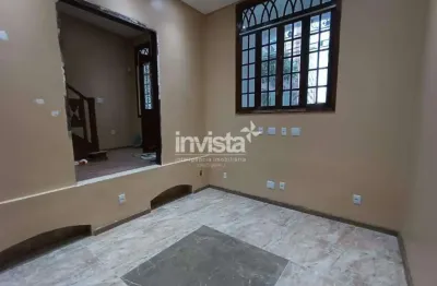 Sobrado à venda, 189 m², uma quadra da praia, pompéia-santos