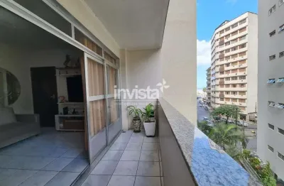 Apartamento com 2 quartos à venda no José Menino, Santos 