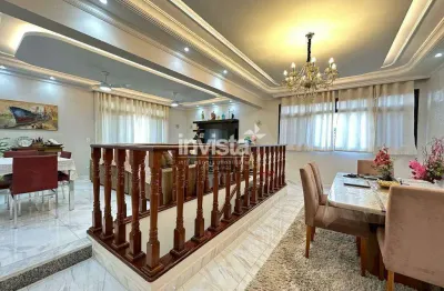 Casa com 6 quartos à venda no Embaré, Santos 