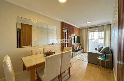 Apartamento com 2 quartos à venda no Marapé, Santos 