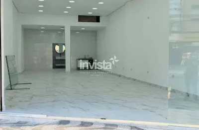 Ponto comercial para alugar no Embaré, Santos 