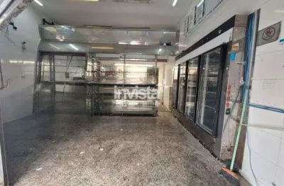 Ponto comercial para alugar no Embaré, Santos 