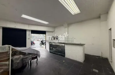 Ponto comercial para alugar na Vila Mathias, Santos 