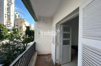 Apartamento com 2 quartos à venda no Embaré, Santos 