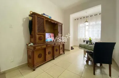 Apartamento com 1 quarto à venda no Pompéia, Santos 