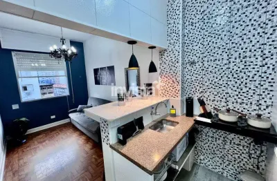 Apartamento com 1 quarto à venda no Embaré, Santos 