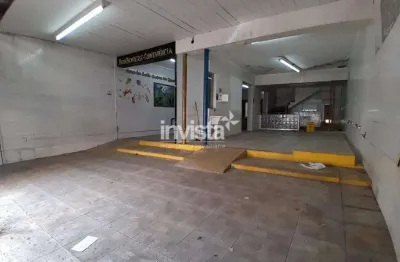 Ponto comercial para alugar no Embaré, Santos 