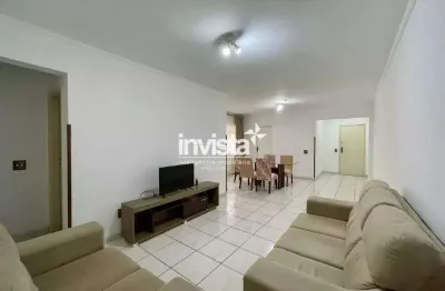 Apartamento com 3 quartos para alugar no José Menino, Santos 