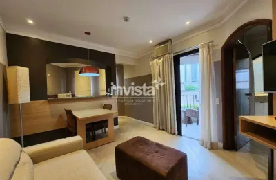 Flat com 1 quarto à venda no Gonzaga, Santos 