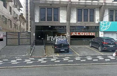 Loja para alugar 370m² com estacionamento de frente na av pedro lessa em santos