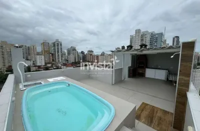 Cobertura com 3 quartos à venda no Campo Grande, Santos 