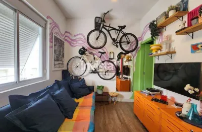 Apartamento com 1 quarto à venda no Embaré, Santos 