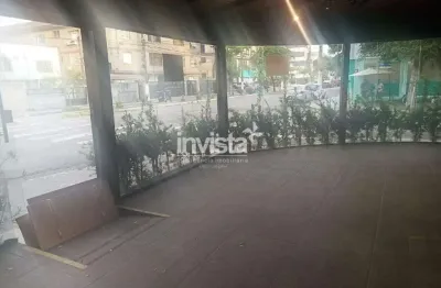 Ponto comercial para alugar no Embaré, Santos 