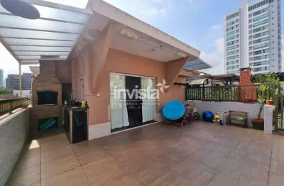 Cobertura com 3 quartos à venda no Embaré, Santos 