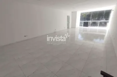 Sala comercial para alugar no Gonzaga, Santos 