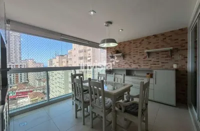 Apartamento com 3 quartos para alugar no Boqueirão, Santos 