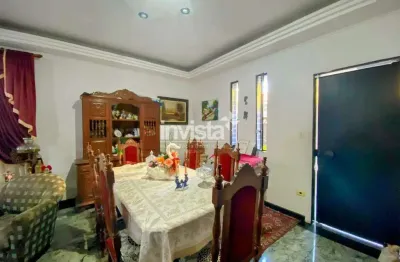 Casa com 4 quartos à venda no Embaré, Santos 