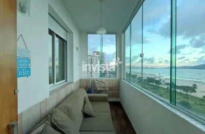 Apartamento de 2 dormitórios e 127 m² mobiliado para alugar no josé menino em santos