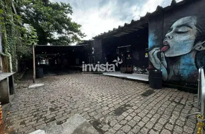 Terreno à venda no Valongo, Santos 