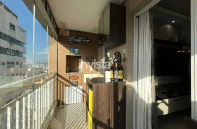 Apartamento com 2 quartos à venda no Macuco, Santos 