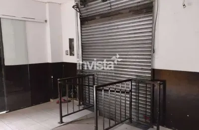 Ponto comercial para alugar no Centro, Santos 