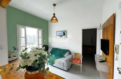 Apartamento com 1 quarto à venda no Embaré, Santos 