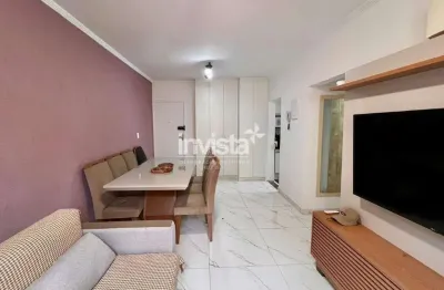 Apartamento 1 dormitório todo reformado na quadra do mar na melhor localização do josé menino !