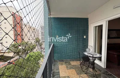 Apartamento com 2 quartos para alugar no Pompéia, Santos 
