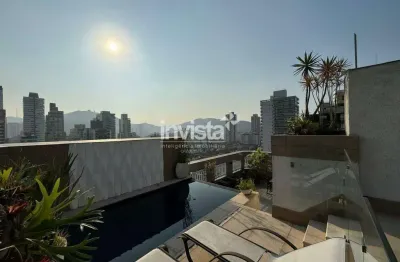 Cobertura com 4 quartos à venda no Pompéia, Santos 