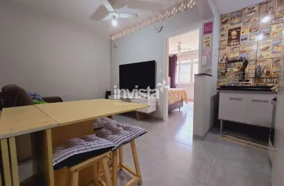 Apartamento com 1 quarto à venda no Embaré, Santos 