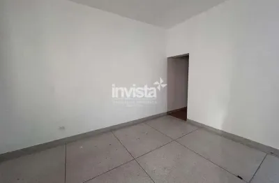 Casa com 1 quarto para alugar no Embaré, Santos 