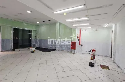 Ponto comercial para alugar no Centro, Santos 