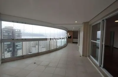 Apartamento com 4 quartos para alugar no Embaré, Santos 