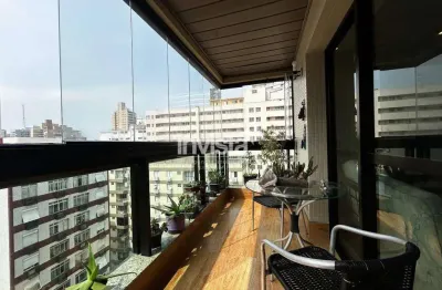 Apartamento com 3 quartos para alugar no Pompéia, Santos 