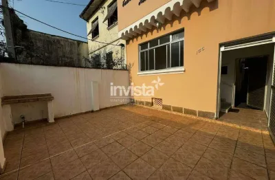 Casa com 3 quartos à venda na Vila Mathias, Santos 