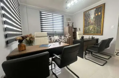 Sala comercial para alugar no Ponta da Praia, Santos 