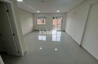 Sala comercial para alugar na Vila Mathias, Santos 