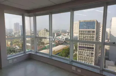 Sala comercial para alugar na Vila Mathias, Santos 