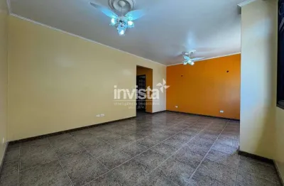 Apartamento com 3 quartos para alugar no José Menino, Santos 