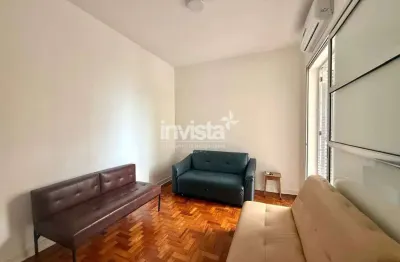 Apartamento com 1 quarto para alugar no Gonzaga, Santos 