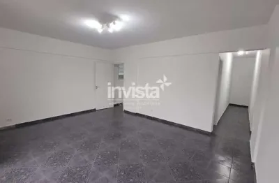 Apartamento com 3 quartos para alugar no Gonzaga, Santos 