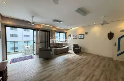 Locação de 3 dormitórios mobiliados com vista lateral para o mar, bairro do boqueirão