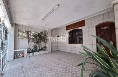 Casa com 3 quartos à venda na Vila Mathias, Santos 