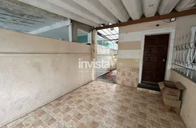 Casa com 2 quartos à venda na Vila Mathias, Santos 