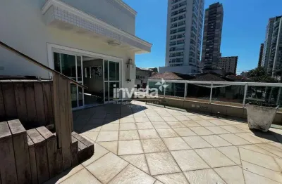 Casa com 4 quartos para alugar no Embaré, Santos 