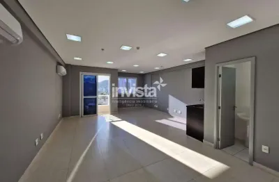 Sala comercial para alugar na Vila Mathias, Santos 