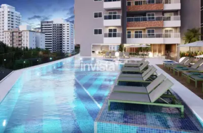 Apartamento 3 dormitórios com 2 vagas no encruzilhada, santos