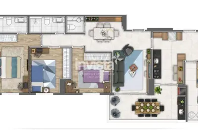Apartamento com 3 quartos à venda no Gonzaga, Santos 