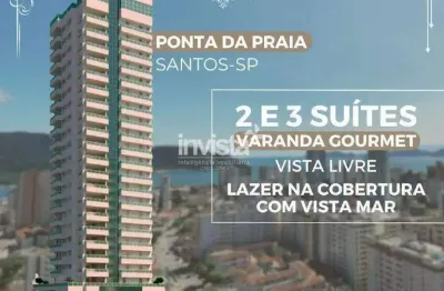 Apartamento com 2 quartos à venda no Ponta da Praia, Santos 