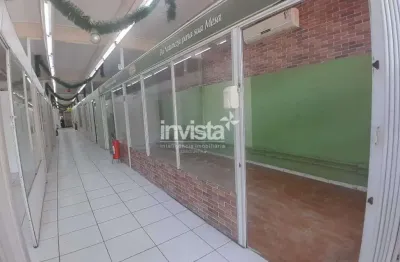 Ponto comercial para alugar no Gonzaga, Santos 